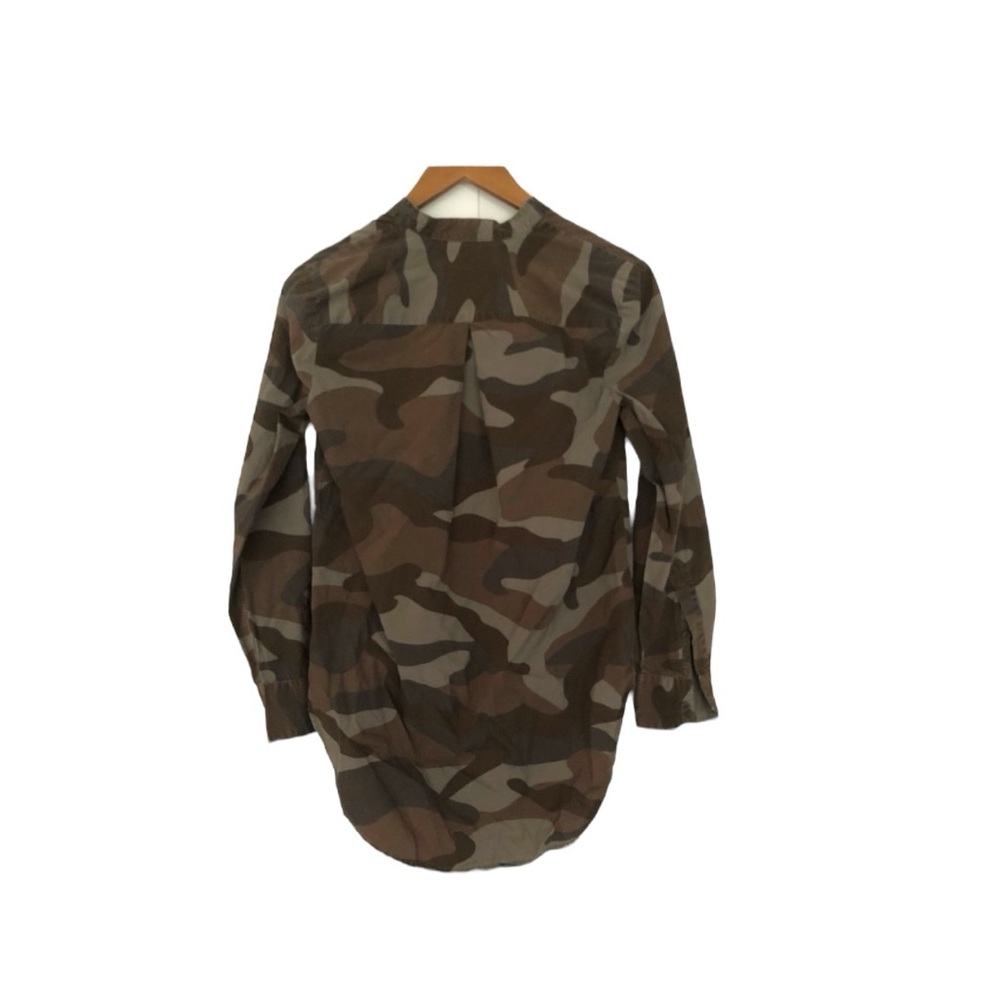 Madewell camo blouse